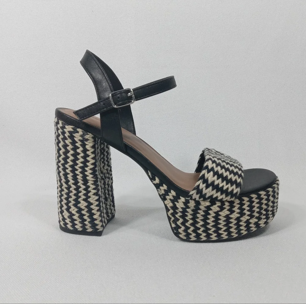 UNIVERSAL THREAD Women's India Platform Heels Size 7.5 - Picture 1 of 13